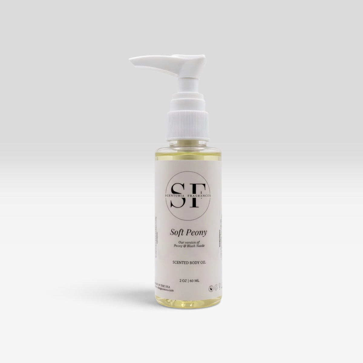 Soft Peony Body Oil 2oz