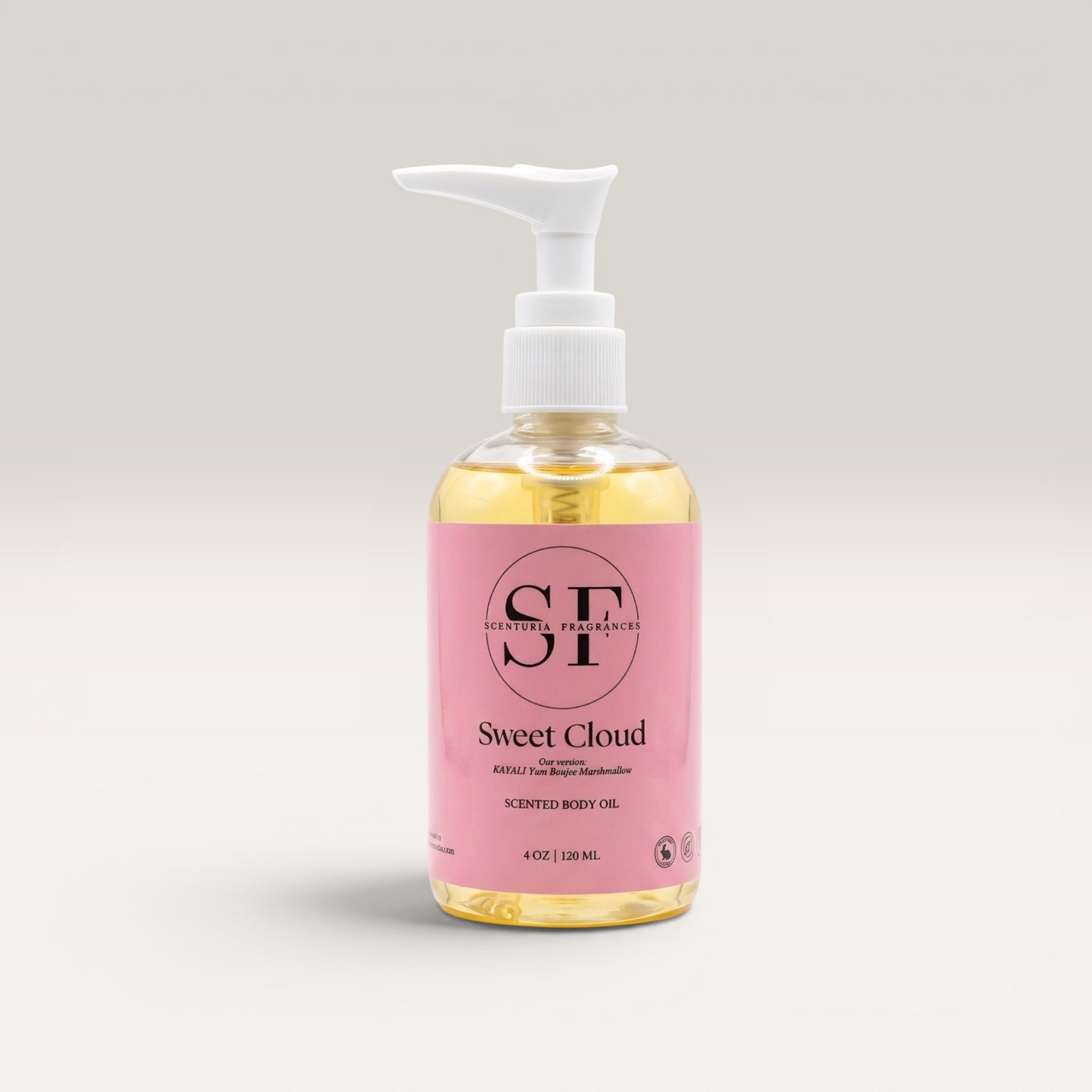 Sweet Cloud Body Oil 4oz