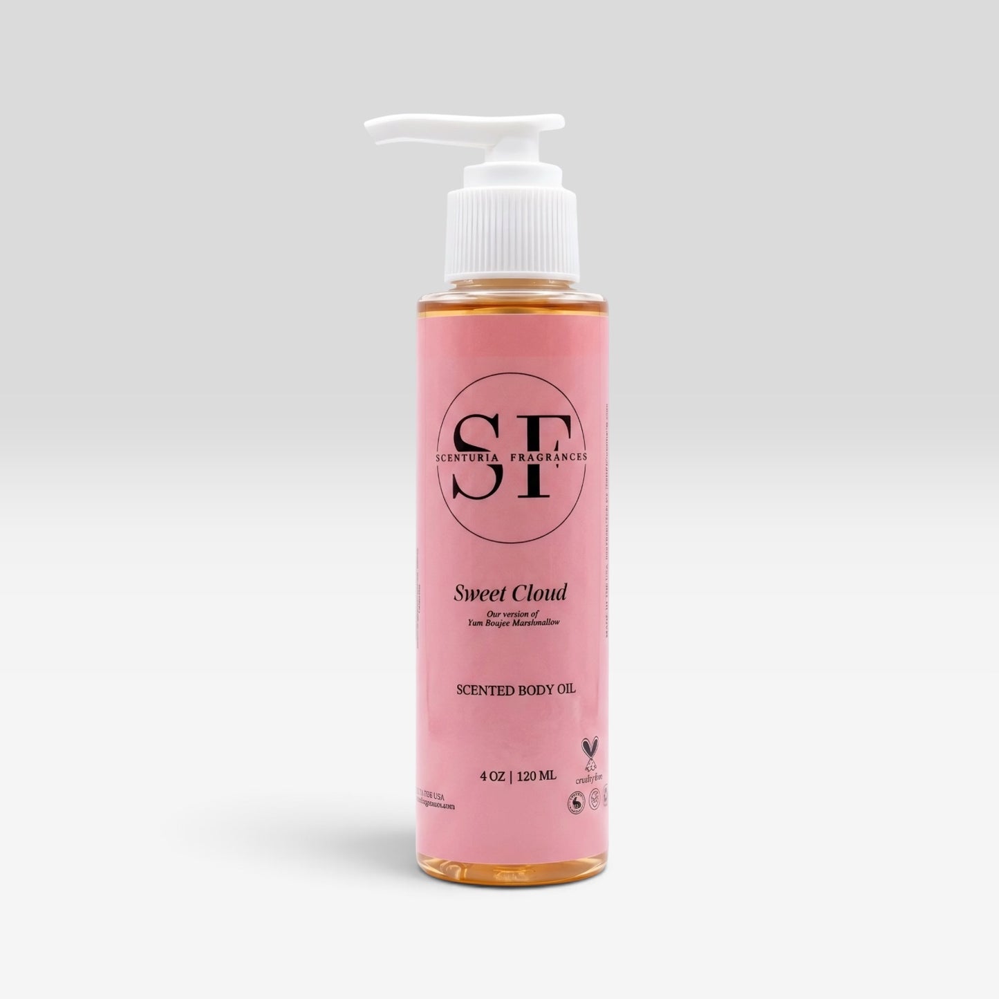 Sweet Cloud Body Oil 4oz
