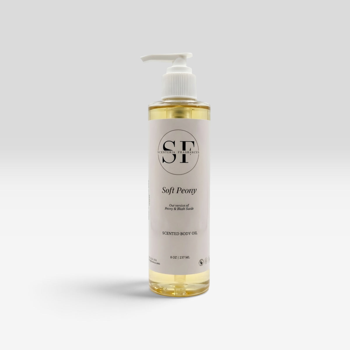Soft Peony Body Oil 8oz