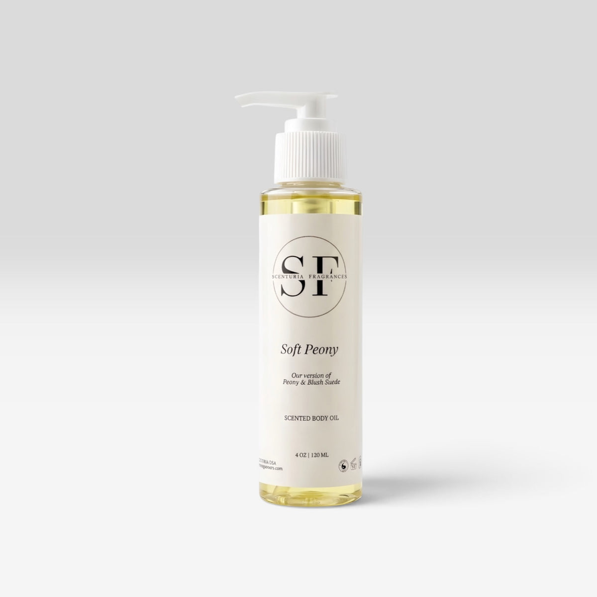 Soft Peony Body Oil 4oz