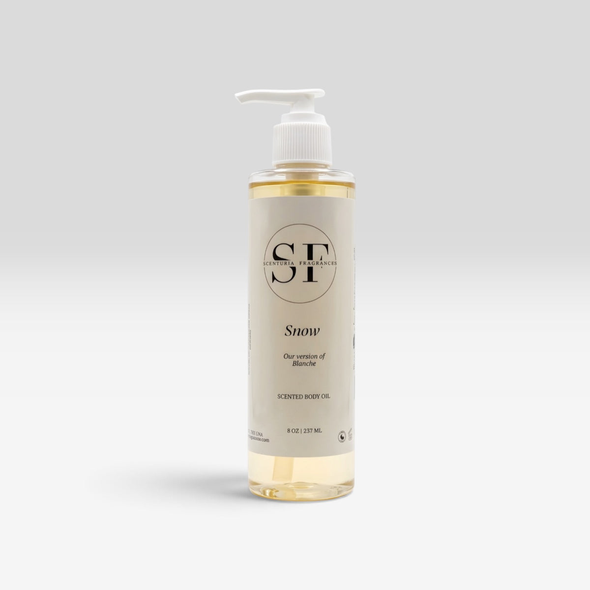 Snow Body Oil 8oz